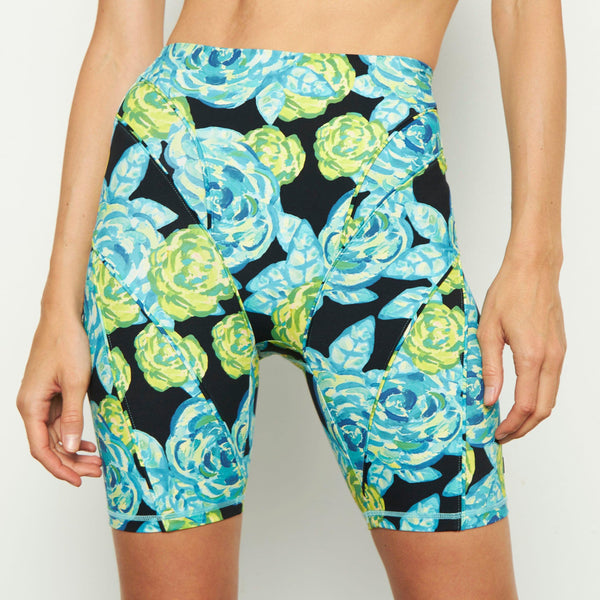 Biker Shorts Flores Neon Eco Friendly Compresion Ropa deportiva Sweat Hard