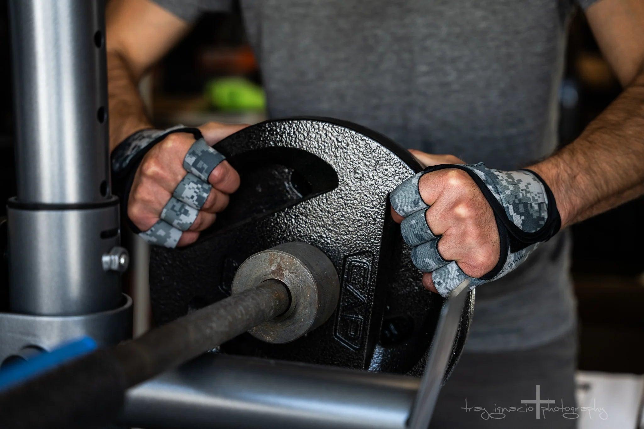 Guantes Hombre para pesas Camo - Sweat Hard